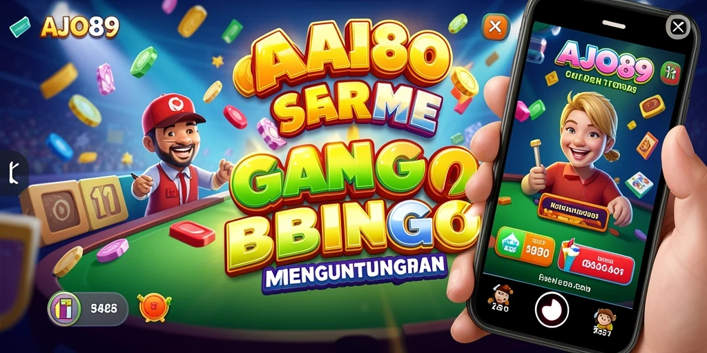 Tampilan gameplay seru AJO89 dengan aksi Bingo yang menarik.
