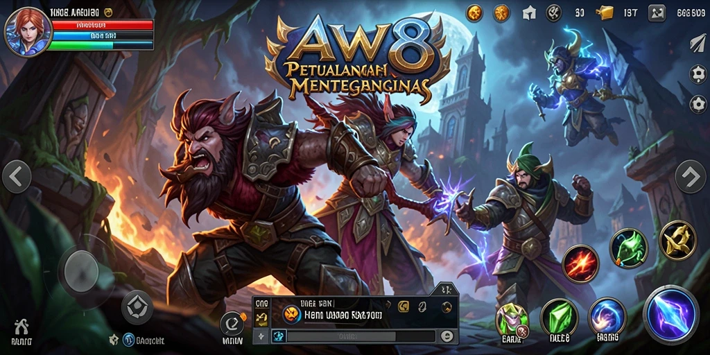 Screenshot gameplay menampilkan karakter beraksi dalam pertempuran yang mendebarkan.