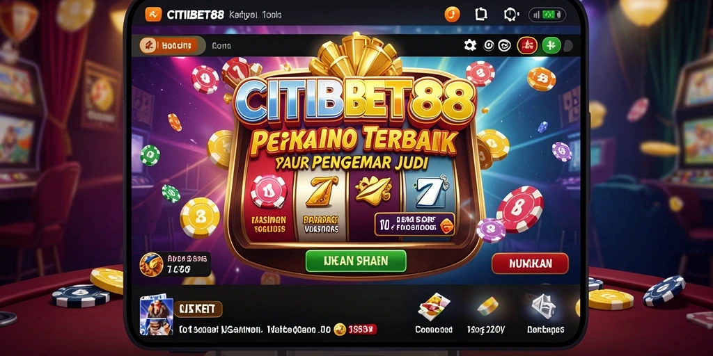Screenshot CITIBET88 menampilkan gameplay kasino yang seru dan mengasyikkan.