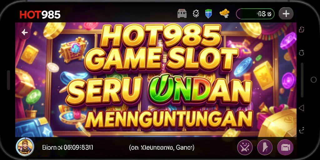 Screenshot menunjukkan gameplay seru dari game Slot HOT985.
