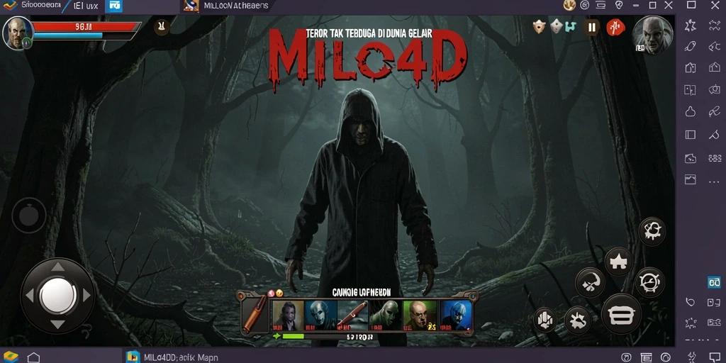 Tampilan gameplay menegangkan yang penuh ketakutan dan kejutan.