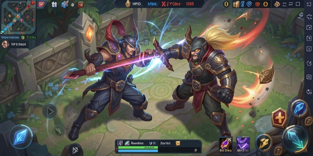 Tangkapan layar gameplay seru MPOID dengan aksi pertarungan tim.