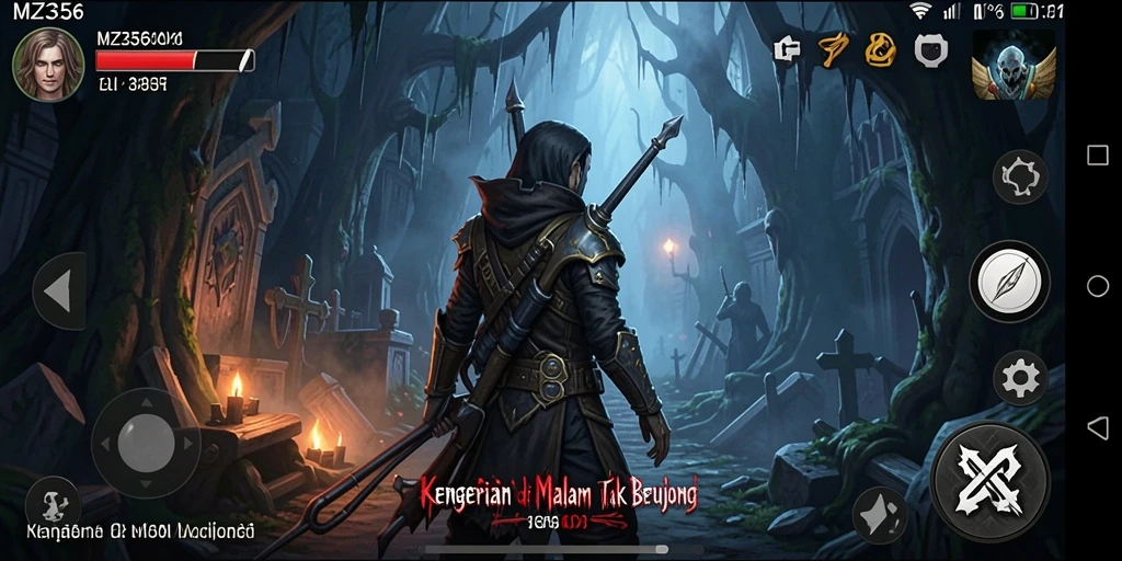 Tampilan gameplay MZ356 yang menegangkan dan menyeramkan.