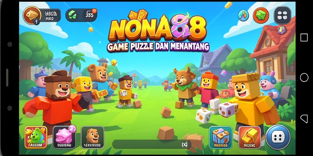 Screenshot gameplay NONA88 menampilkan tantangan Puzzle yang menarik.