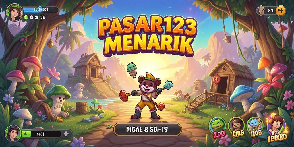Screenshot gameplay PASAR123 yang menunjukkan petualangan seru dan grafis menawan.