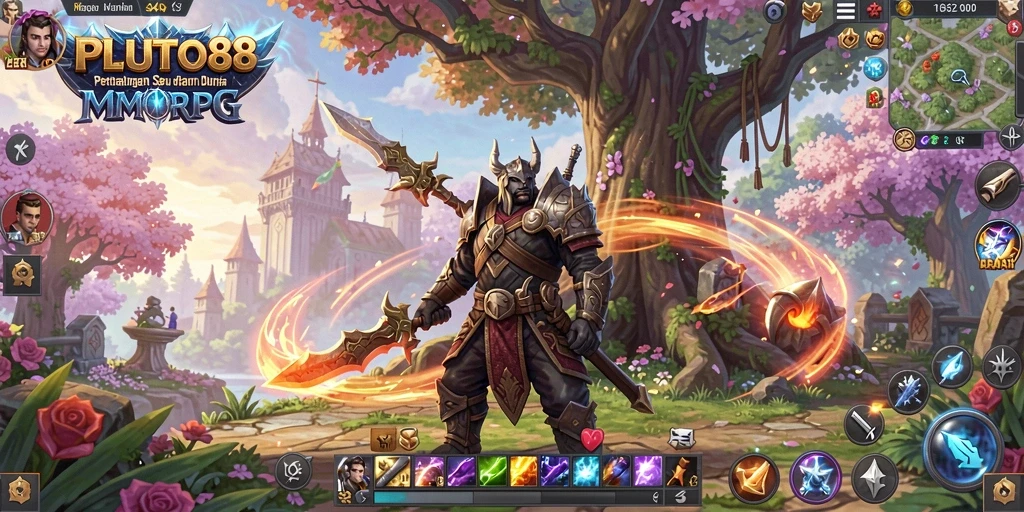 Gameplay seru dan interaksi dalam dunia PLUTO88.