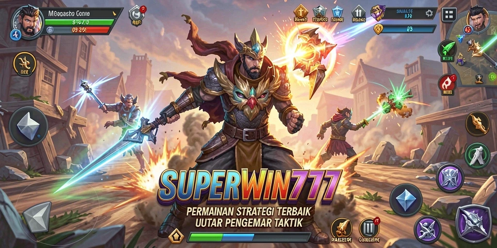 Tangkap tampilan aksi mendebarkan dalam gameplay Strategy SUPERWIN777.
